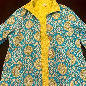 Xl: Patty Kim reversible top coat